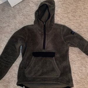 Army Green North Face Fleece